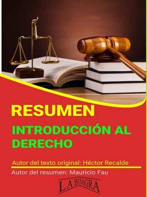 cover image of Resumen de Introducción al Derecho